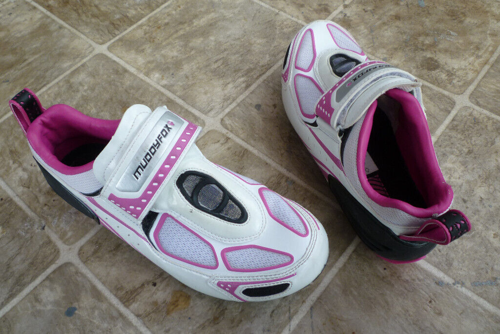 muddyfox ladies cycling shoes